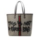 Balenciaga x Gucci Hacker Graffiti Large Tote Bag 680127