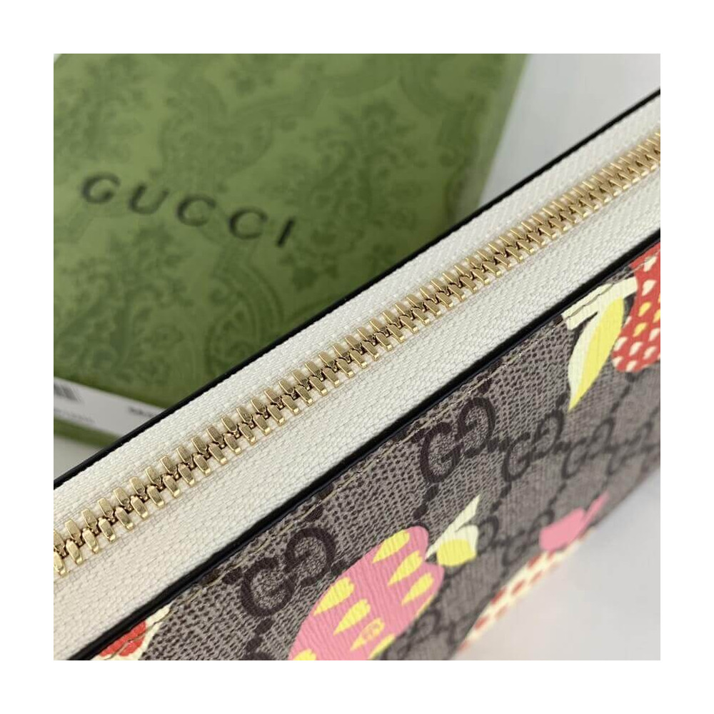 Gucci Les Pommes Zip Around Wallet 663924