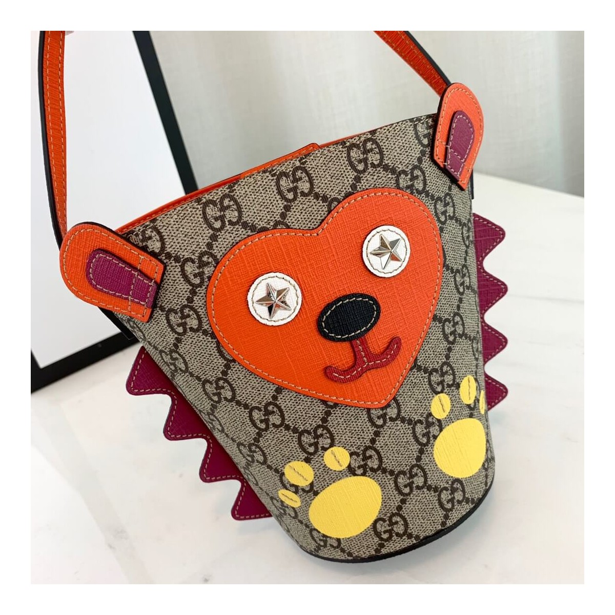 Gucci Children&#039;s GG Hedgehog Top Handle Bag 580421