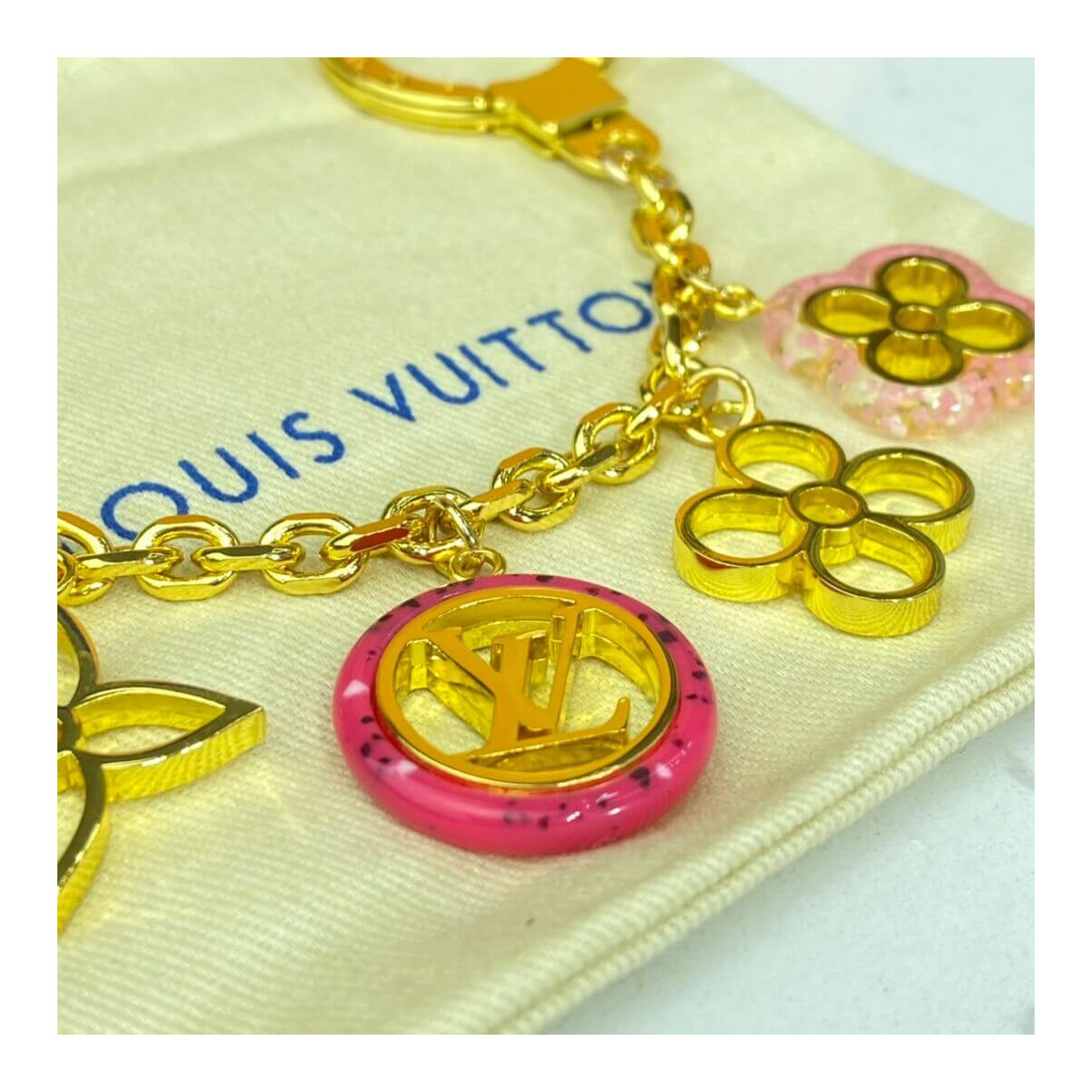 Louis Vuitton Colorline Bag Charm Chain M64527