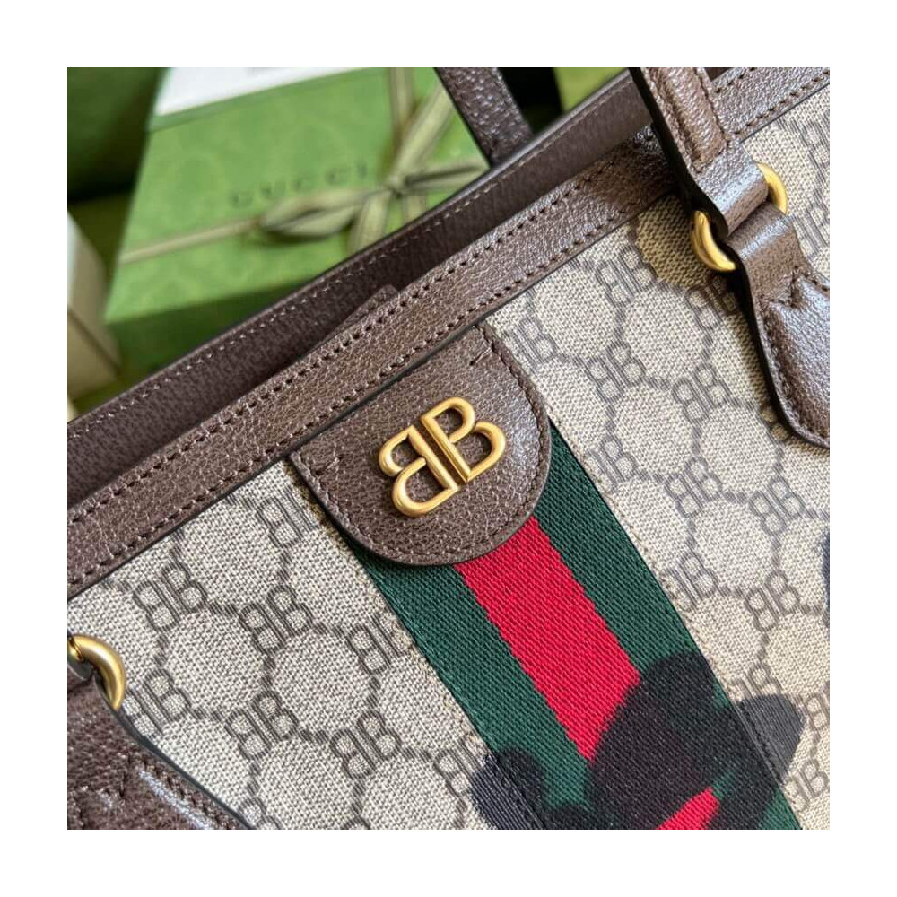 Balenciaga x Gucci Hacker Graffiti Medium Tote Bag 680125