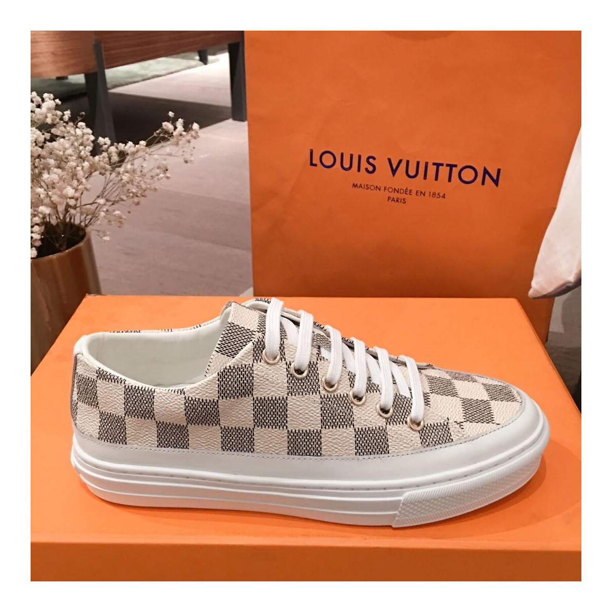 Louis Vuitton Signature Stellar Sneaker 1A4XMQ White