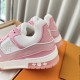 Louis Vuttion LV Trainer Sneaker Pink 1ABOEK