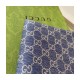 Gucci GG Cotton Jacquard Stole 660016 Blue