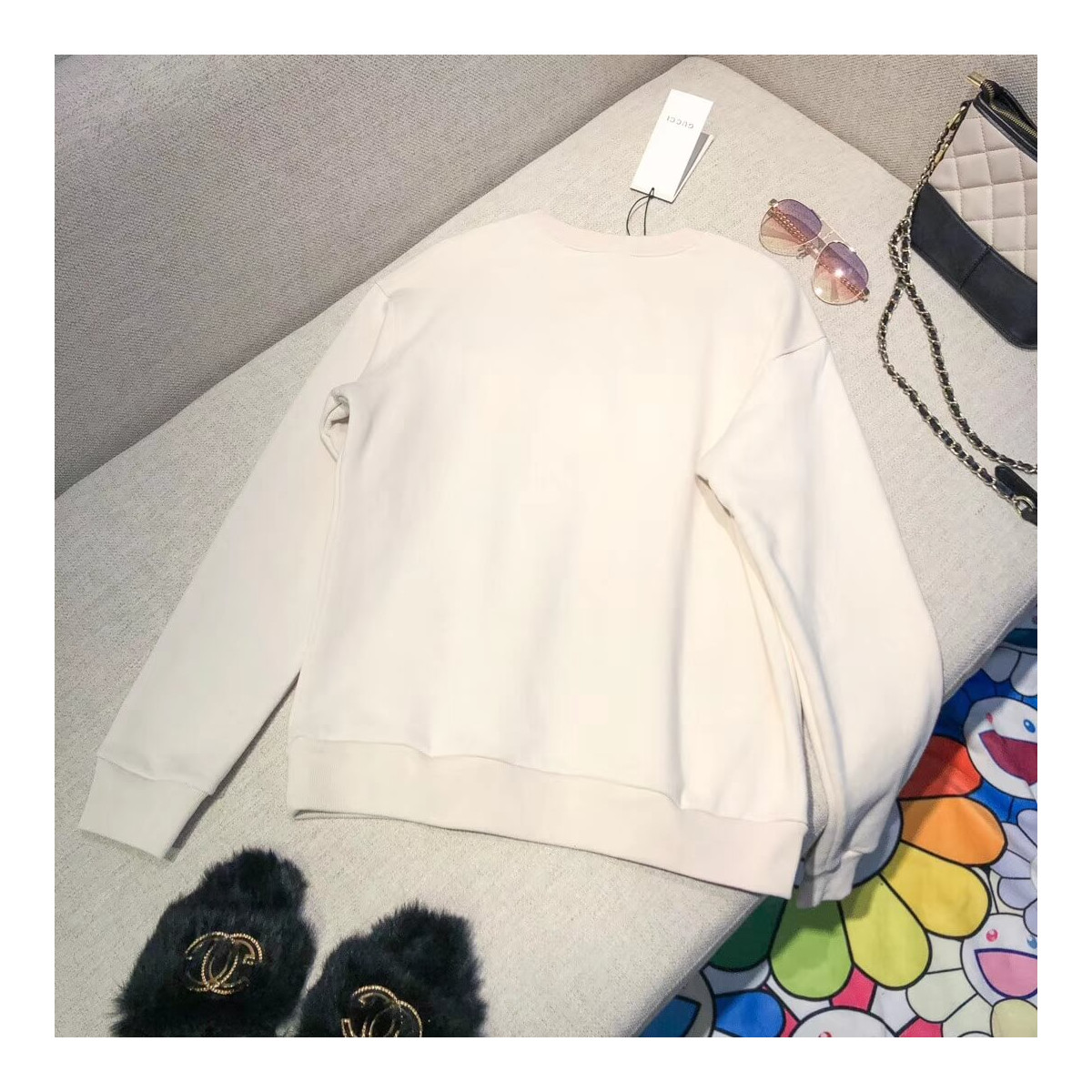 Gucci Oversize Sweatshirt With Gucci Logo 469250