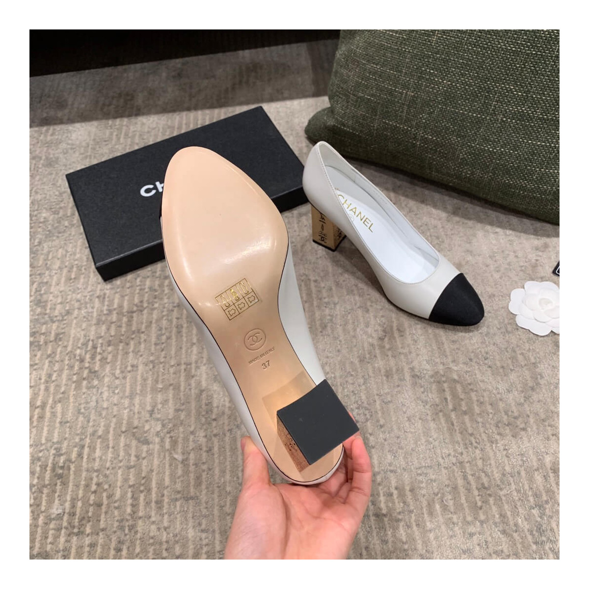 Chanel Egypt Inspires 8.5cm Heel Pumps G35534