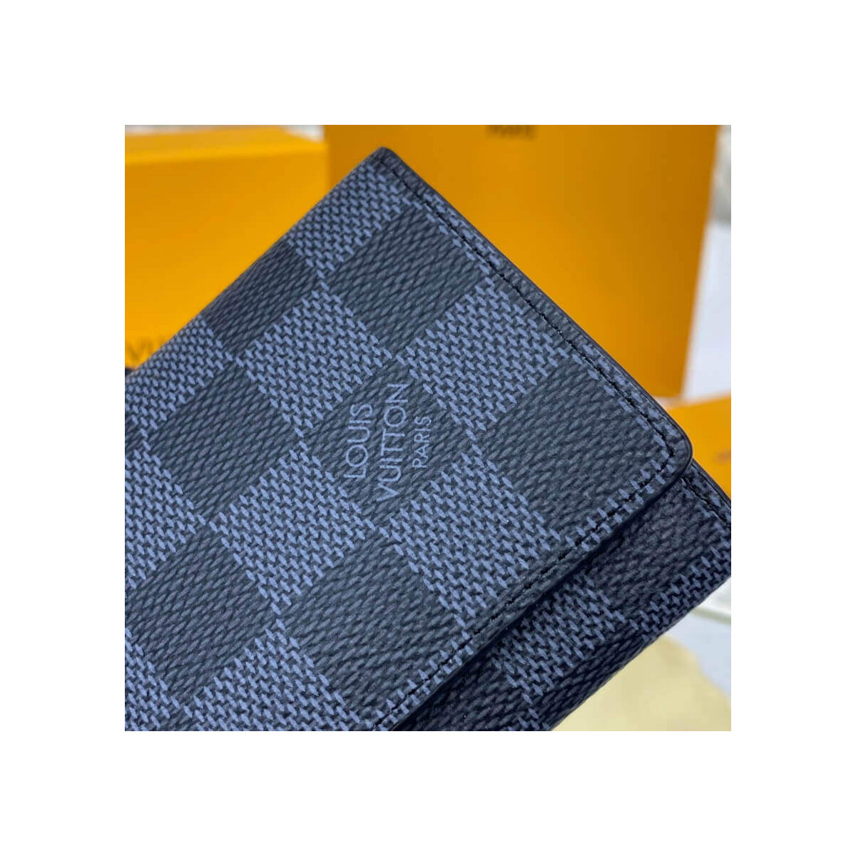 Louis Vuitton Damier Graphite Enveloppe Carte De Visite N63338