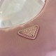 Prada Re-Edition 2000 Nylon Hobo Bag Alabaster Pink 1NE515