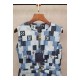 Louis Vuitton Denim Monogram Check Dress 1A62F0