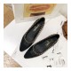 Chanel Grosgrain and Lambskin Chain 4.5cm Heel Ballerinas G35389