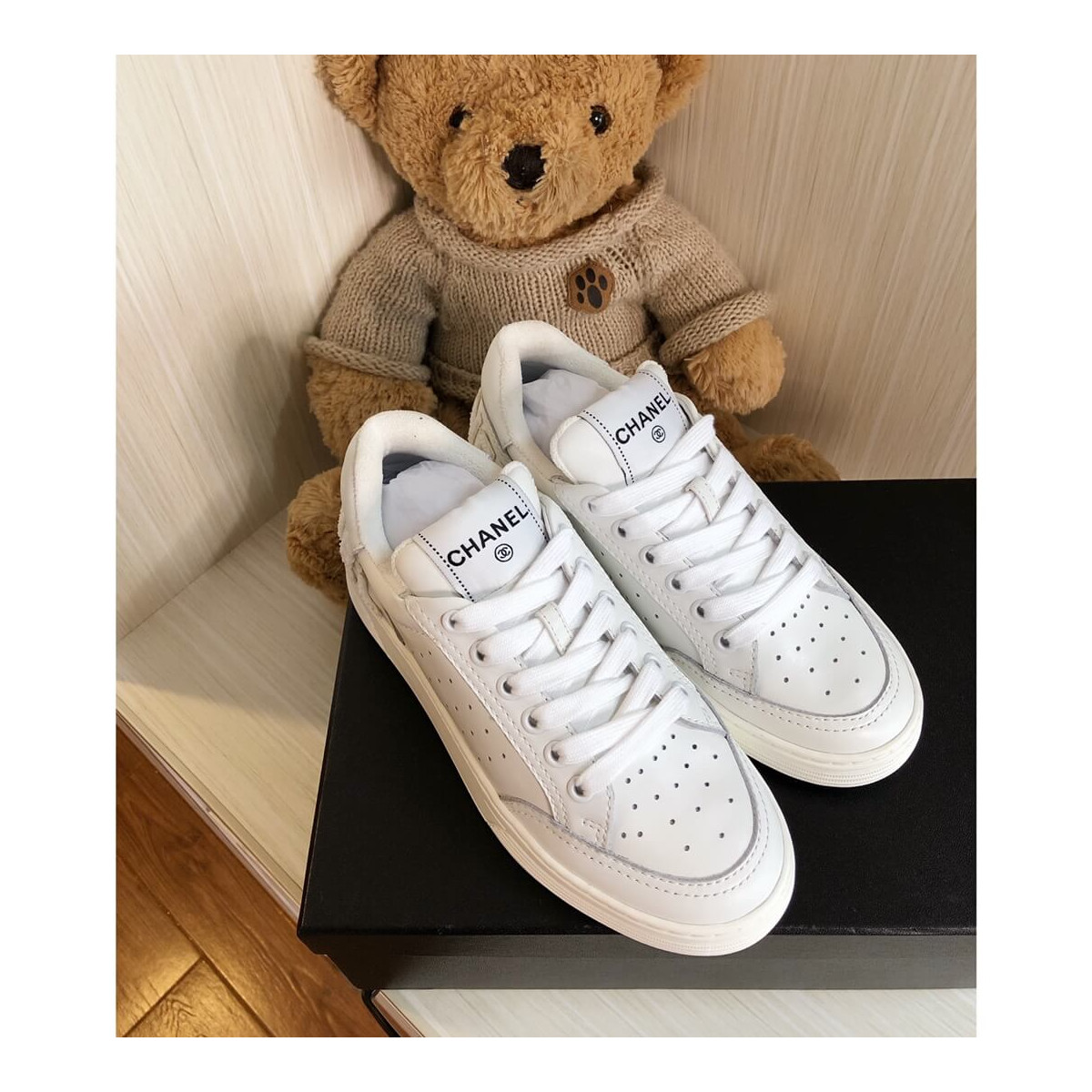 Chanel Rainbow Sneakers G35934 White