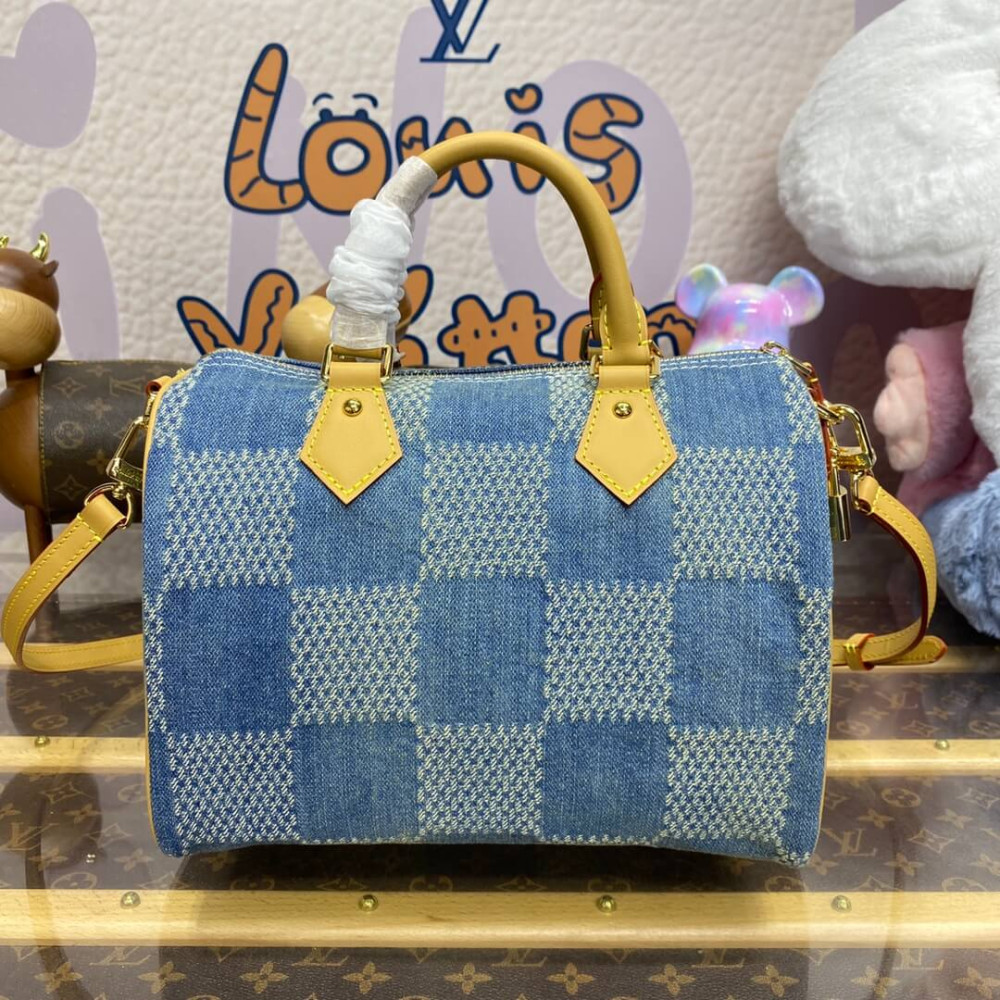 Louis Vuitton Speedy 25 Damier Denim 3D N40700