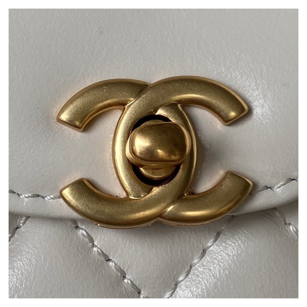 Chanel Kelly Clutch with Chain AP3435 Shiny Aged Calfskin