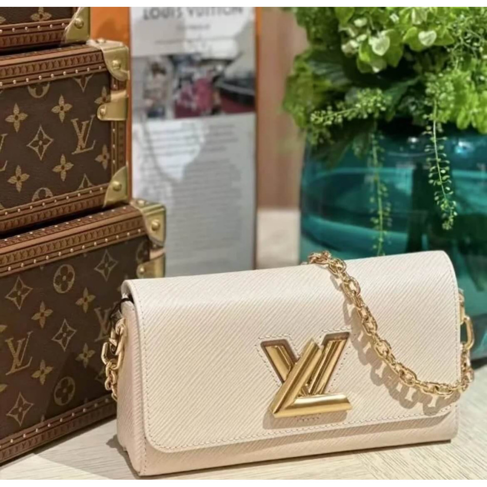 Louis Vuitton Epi Leather Twist West M24550 Quartz White