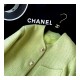 Chanel Wool Tweed Jacket P65294 Green