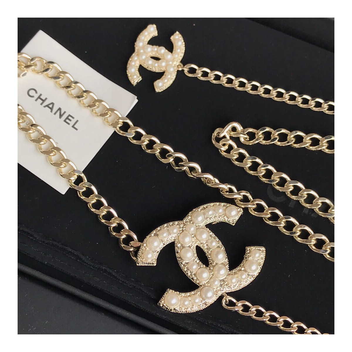 Chanel CC Logo Chain Belt 460976