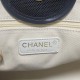 Chanel Deauville Cotton &amp; Calfskin Large Shopping Bag AS93786