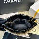 Chanel 22 Mini Bag Shiny Crumpled Calfskin with Pearl Chain AS3980