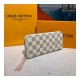 Louis Vuitton Damier Azur Clemence Wallet N61210 N61264