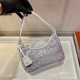 Prada Satin Mini-Bag With Artificial Crystals 1NE515