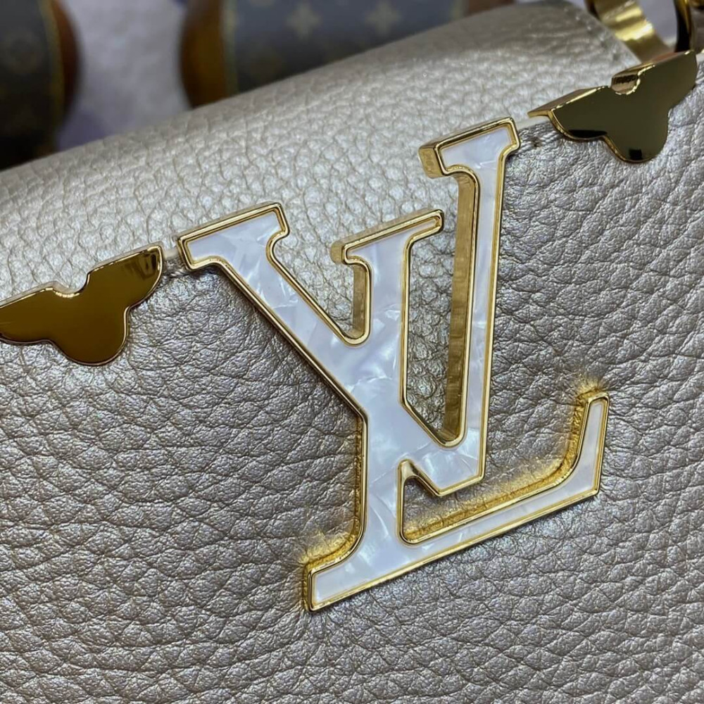 Louis Vuitton Capucines Mini M22436 Golden Champagne