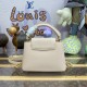 Louis Vuitton Capucines Mini M23082 Quartz White