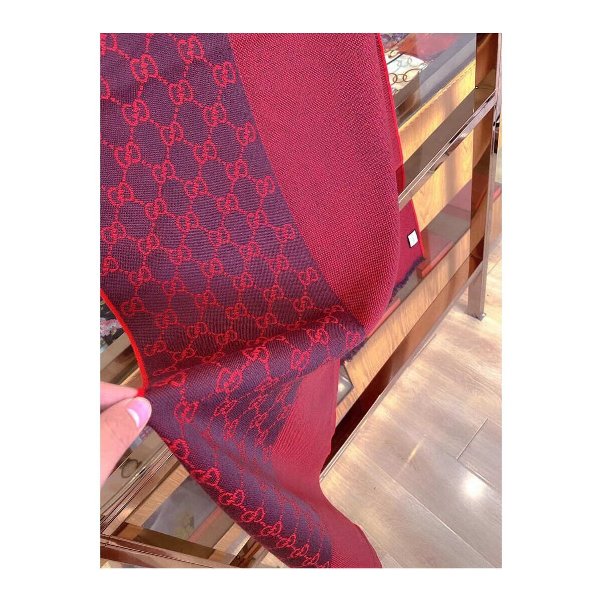 Gucci Unisex GG Guccissima Scarf 344994