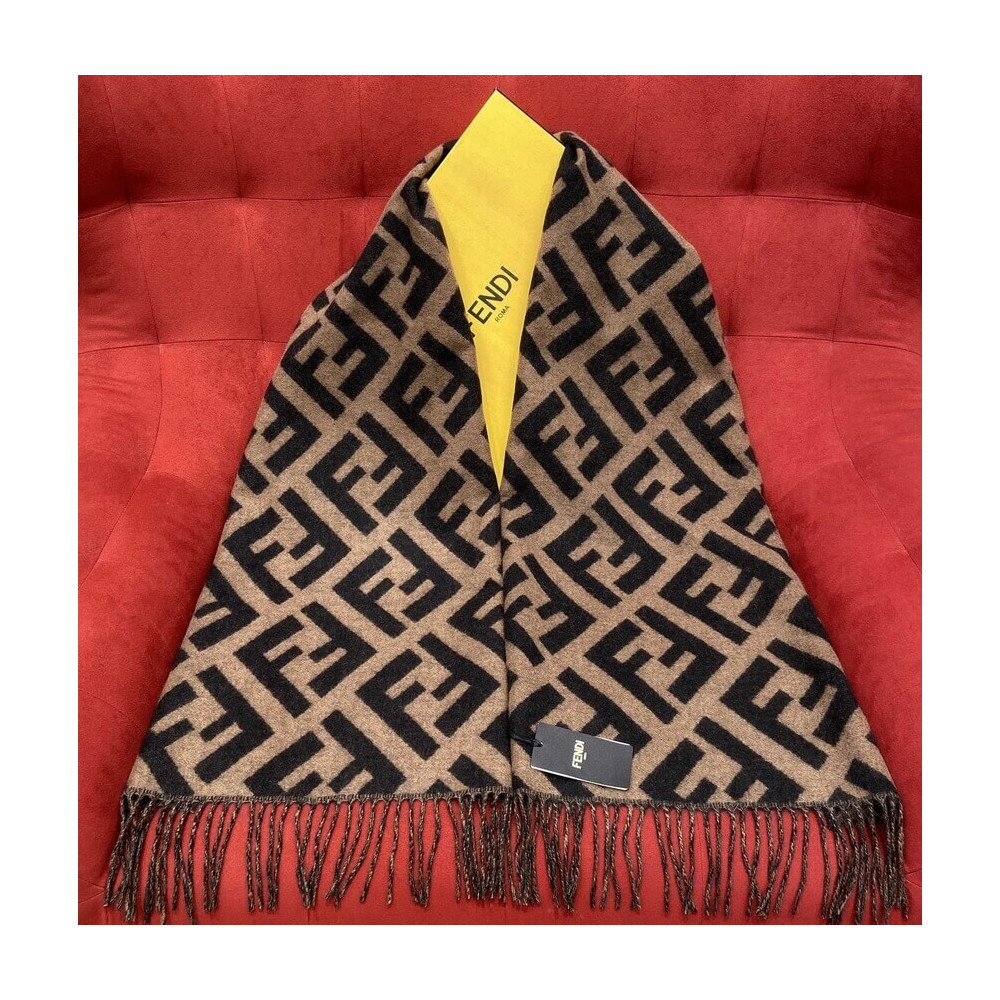 Fendi Cashmere FF Logo Scarf FXT260