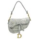 Dior Saddle Bag Grey Toile de Jouy Embroidery M0446