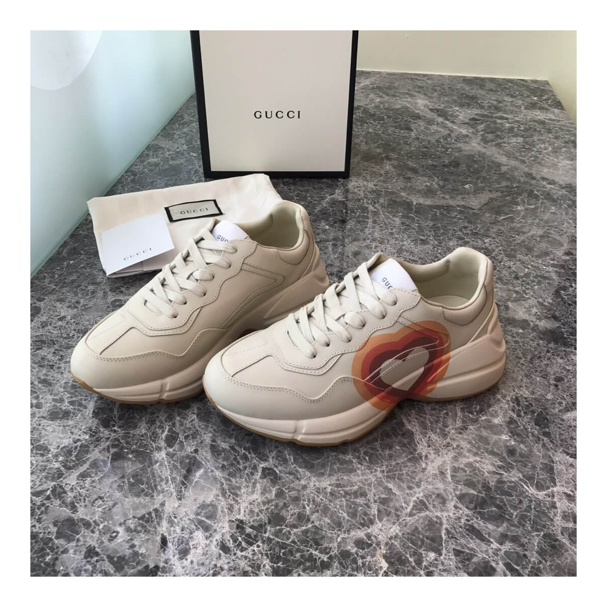 Gucci Rhyton Sneaker With Interlocking G 550049