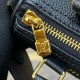 Louis Vuitton Nano Speedy M46745 Black Monogram Empreinte With Studs