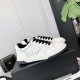 Chanel Logo Low Top Sneakers White Black G38808