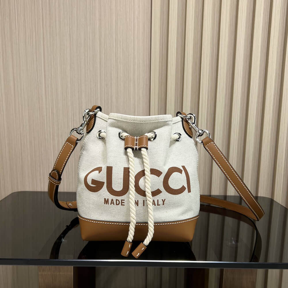 Gucci Mini Shoulder Bag With Gucci Print 777166