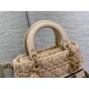 Christian Dior Medium Lady D-Lite Bag M05659 in Cannage Shearling