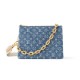 Louis Vuitton Monogram Denim Coussin PM M24564