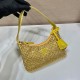 Prada Satin Mini-Bag With Artificial Crystals 1NE515