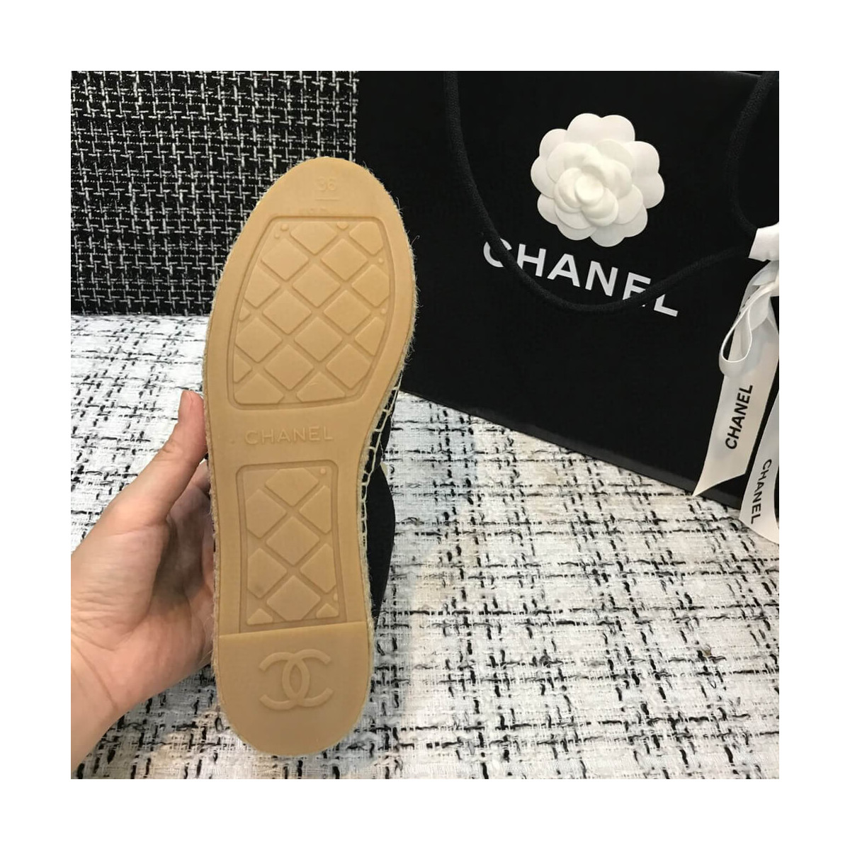 Chanel Quilted Espadrilles G32910