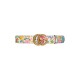 Gucci Ken Scott Print GG Marmont Belt Double G Buckle 4 Cm Width