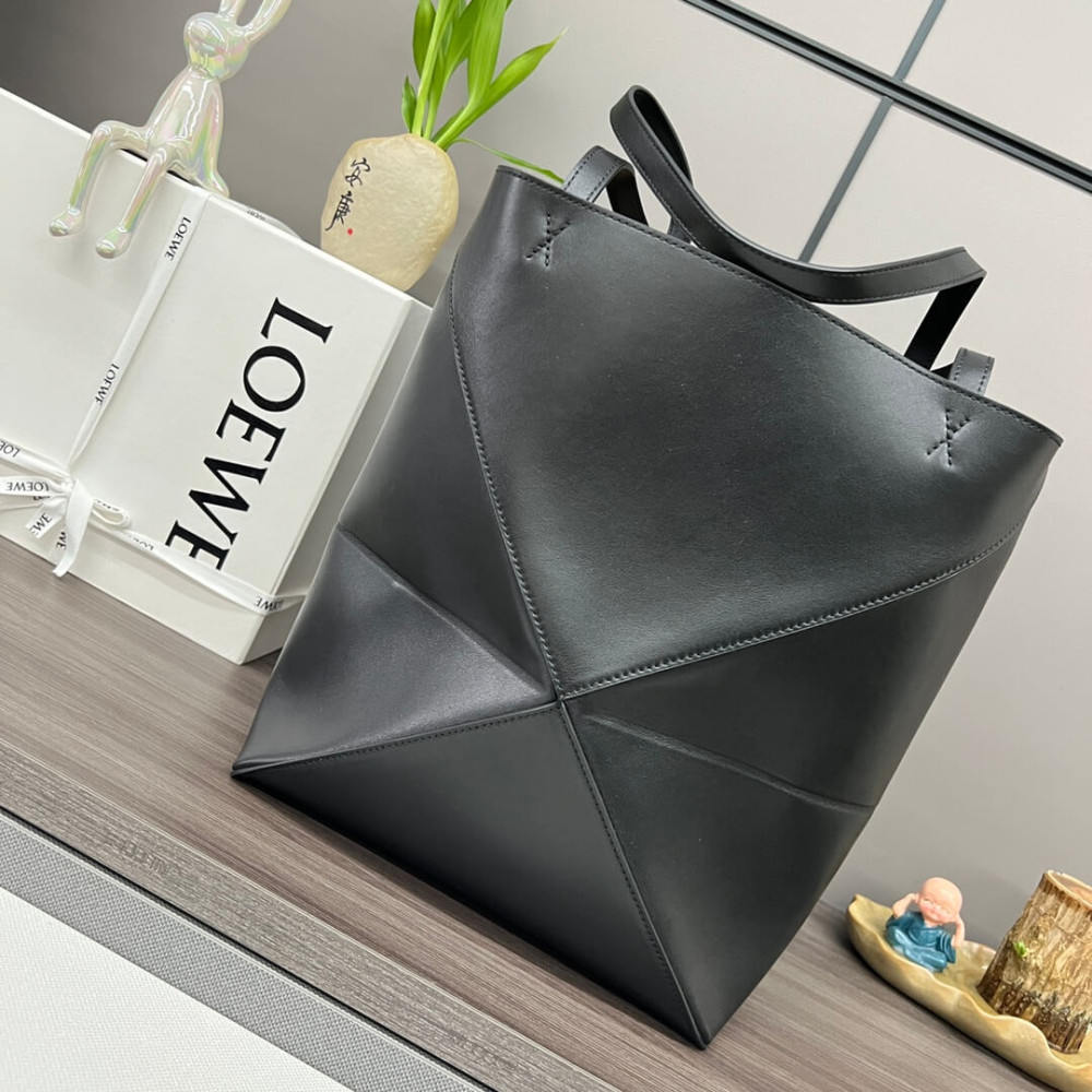 Loewe Puzzle Fold Medium Leather Tote Bag