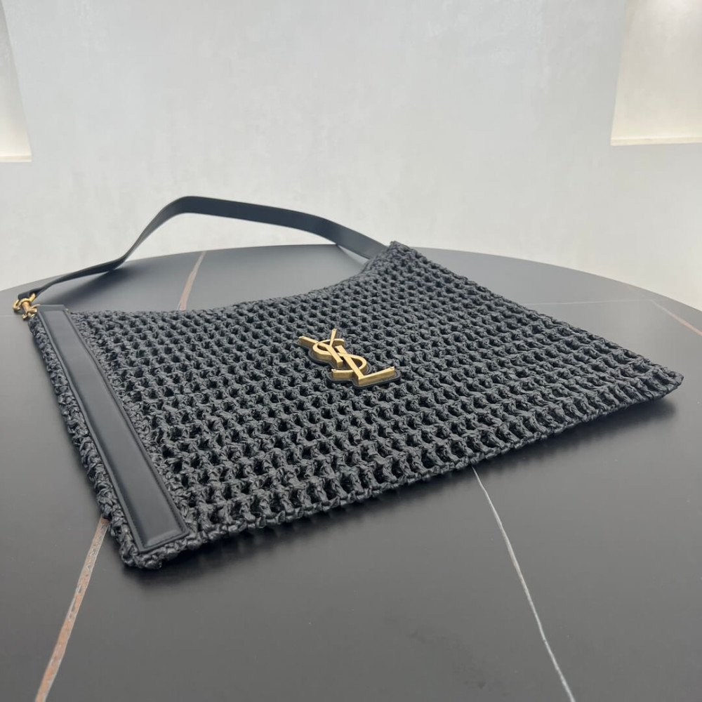 Saint Laurent Oxalis Bag in Raffia Macrame 781289