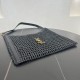 Saint Laurent Oxalis Bag in Raffia Macrame 781289