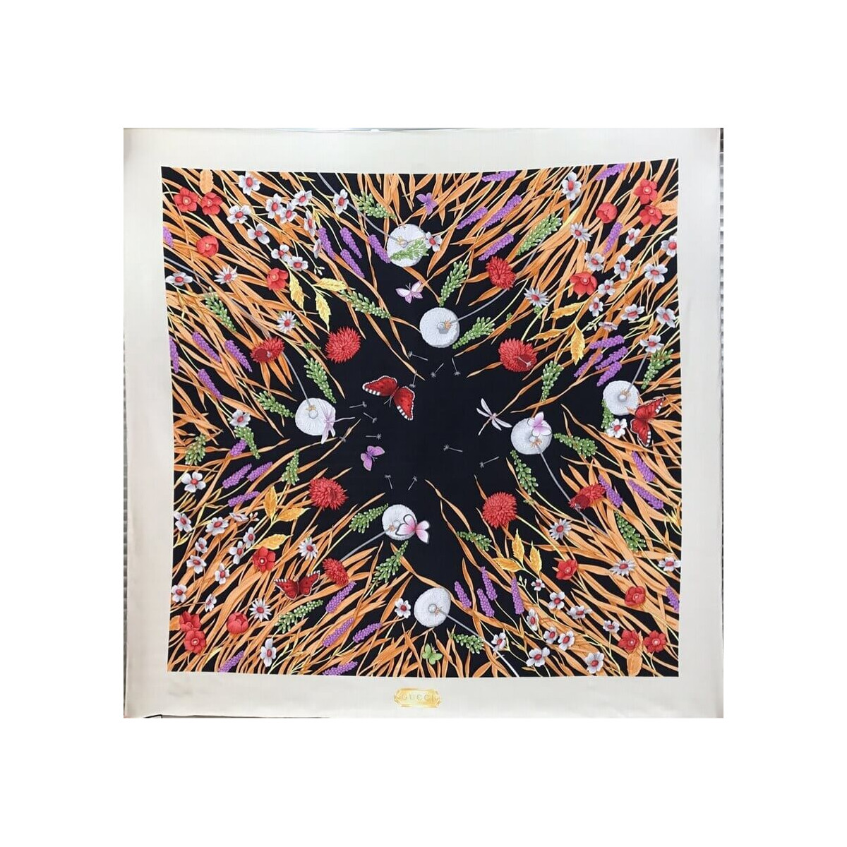 Gucci Floral-Print Scarf 417423