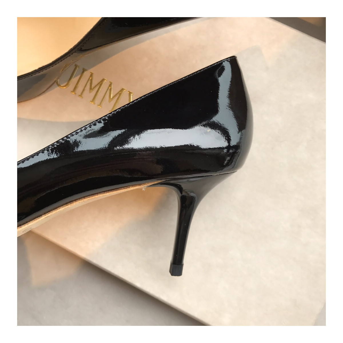 Jimmy Choo Romy 6.5cm Patent Pointed-Toe Pumps 120012