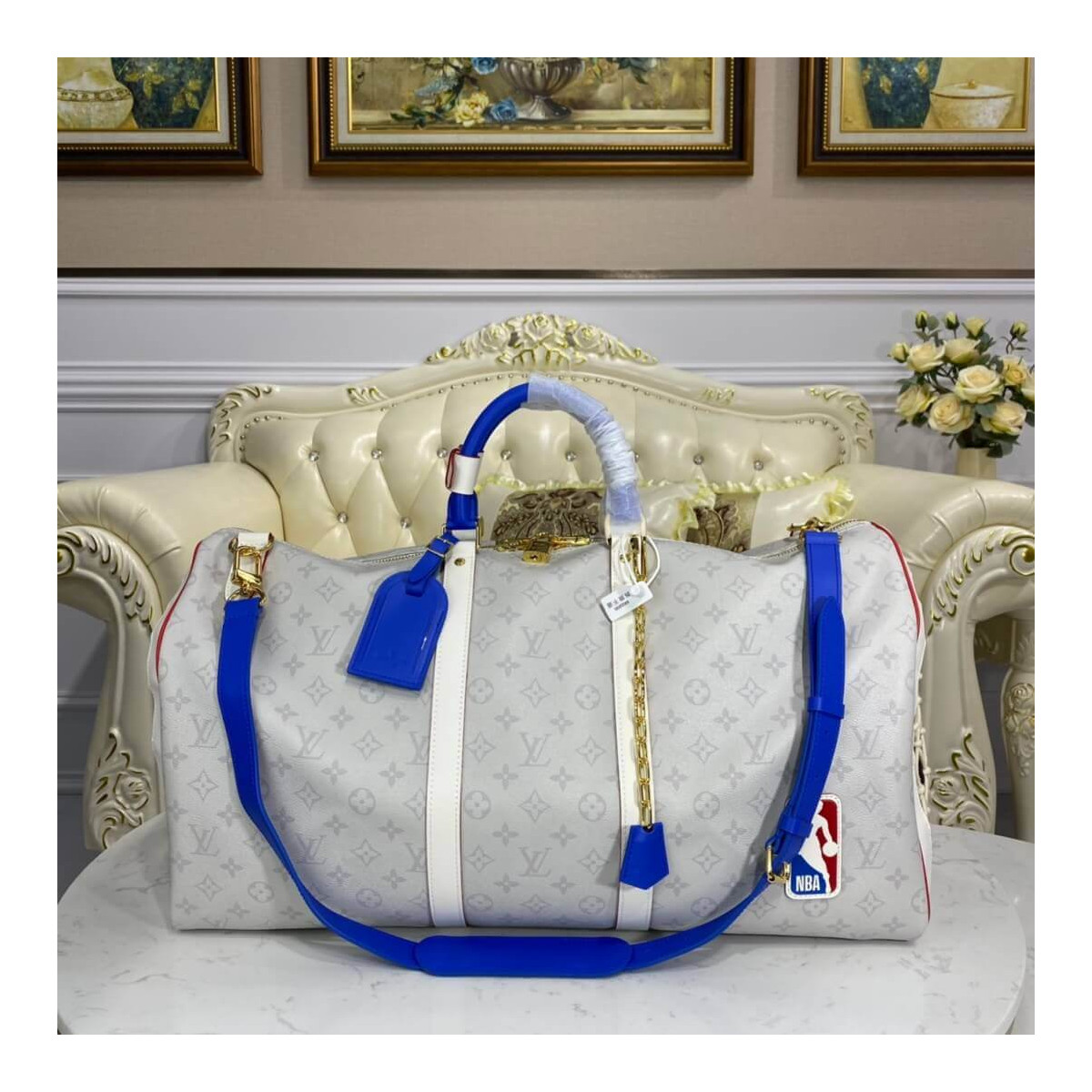 Louis Vuitton LV x NBA Basketball Keepall 55 M45586 M45587