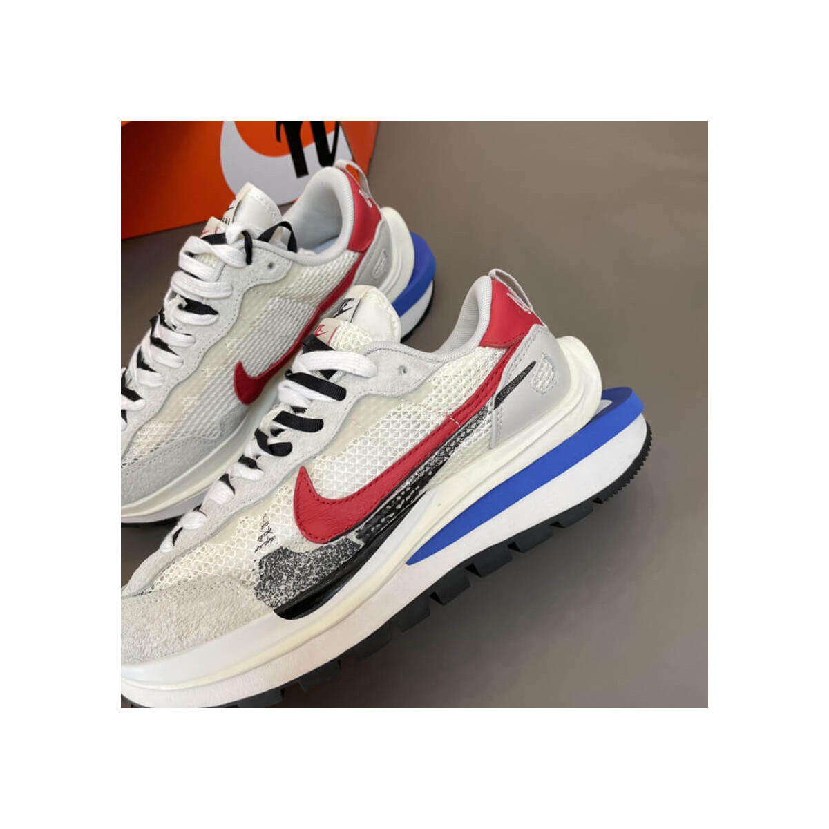 Nike Sacai x VaporWaffle Sail Sneakers DD1875