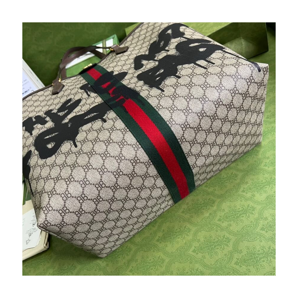 Balenciaga x Gucci Hacker Graffiti Large Tote Bag 680127