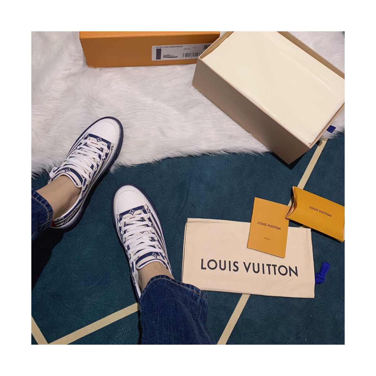 Louis Vuitton LV Escale Stellar Sneaker 1A7U4N 1A7U53