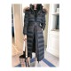 Moncler Hudson Long Puffer Coat w/ Fur Hood F209