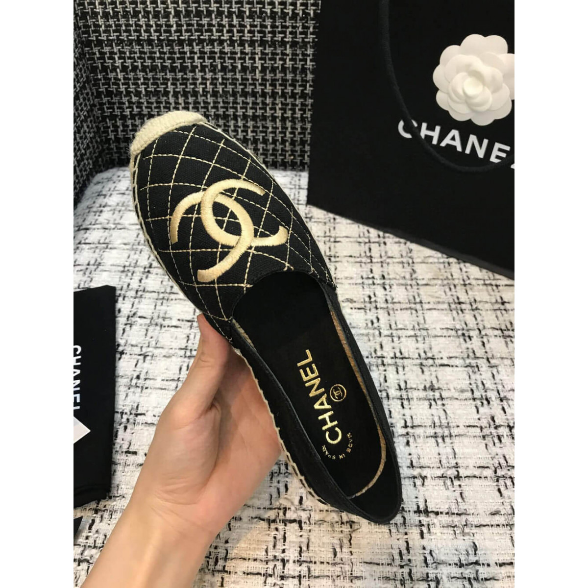 Chanel Quilted Espadrilles G32910