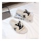 Louis Vuitton Bom Dia Flat Mules Shearling 1A8CXB